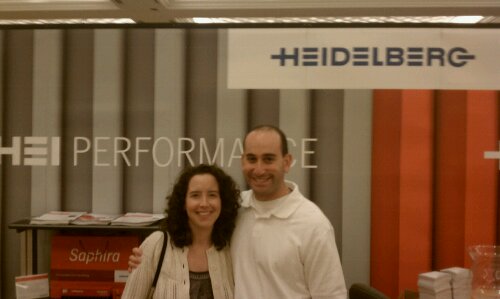 Michael & Lindsey at the Heidelberg Booth