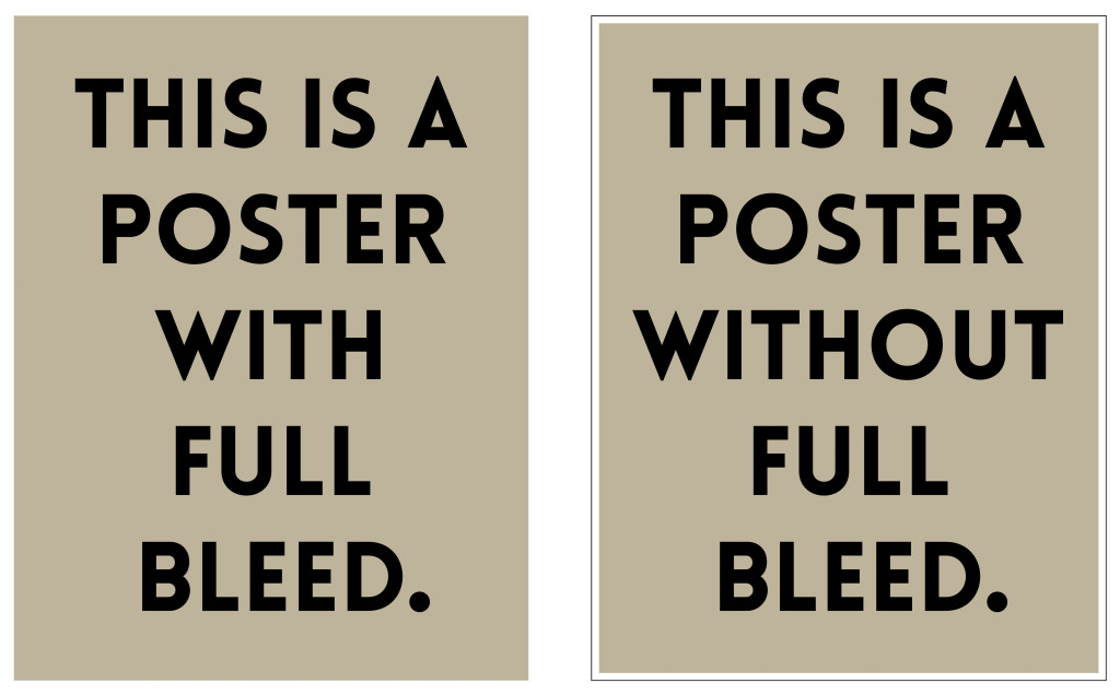 Full Bleed double poster